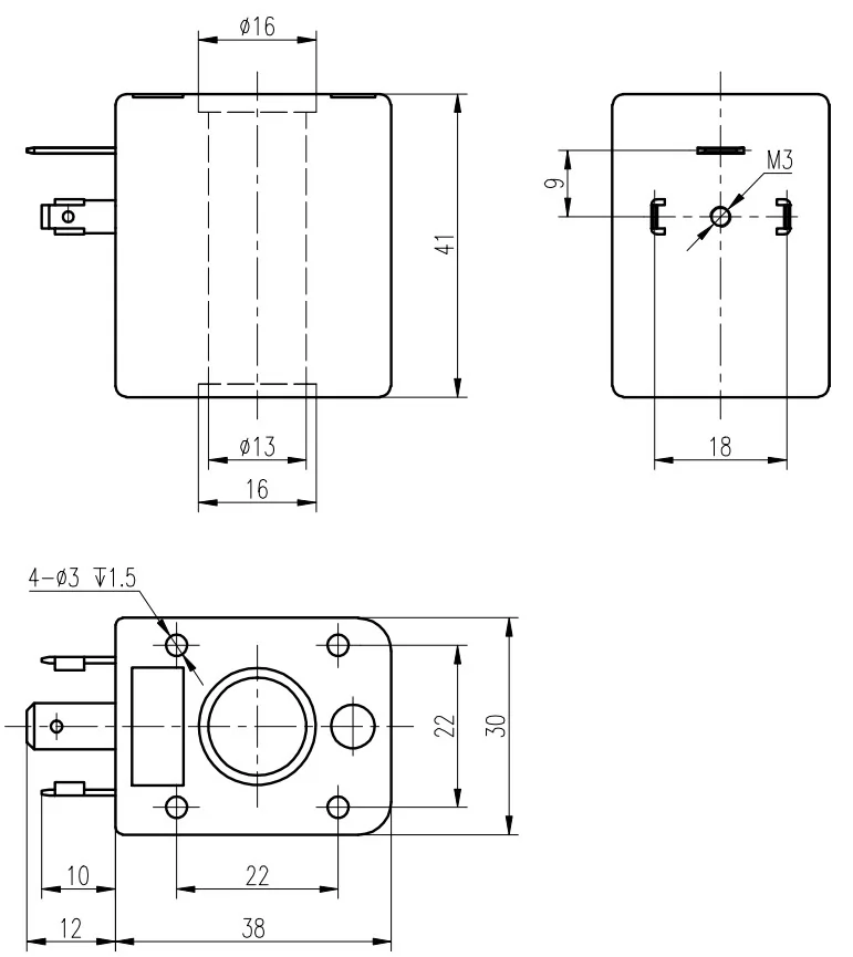 BCABS3550  Solenoid Coil